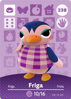 Friga #238 - Animal Crossing Series 3 amiibo Card