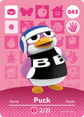 Puck #043 - Animal Crossing Series 1 amiibo Card