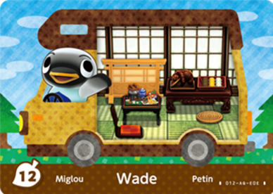 Wade #WA12 - Animal Crossing Welcome amiibo Card