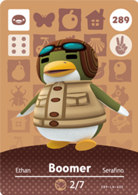 Boomer #289 - Animal Crossing Series 3 amiibo Card