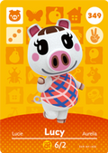 Lucy #349 - Animal Crossing Series 4 amiibo Card
