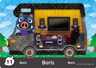 Boris #WA11 - Animal Crossing Welcome amiibo Card