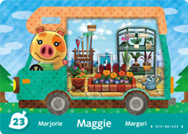 Maggie #WA23 - Animal Crossing Welcome amiibo Card