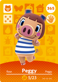 Peggy #365 - Animal Crossing Series 4 amiibo Card