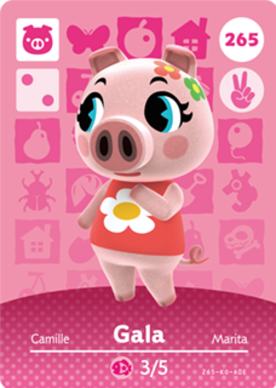 Gala #265 - Animal Crossing Series 3 amiibo Card
