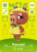 Pancetti #085 - Animal Crossing Series 1 amiibo Card
