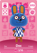 Doc #372 - Animal Crossing Series 4 amiibo Card