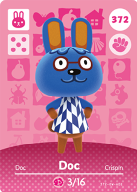 Doc #372 - Animal Crossing Series 4 amiibo Card