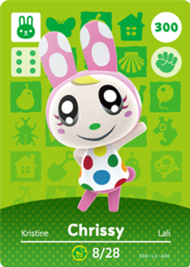 Chrissy #300 - Animal Crossing Series 3 amiibo Card