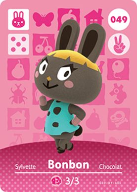 Bonbon #049 - Animal Crossing Series 1 amiibo Card