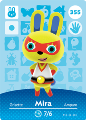 Mira #355 - Animal Crossing Series 4 amiibo Card
