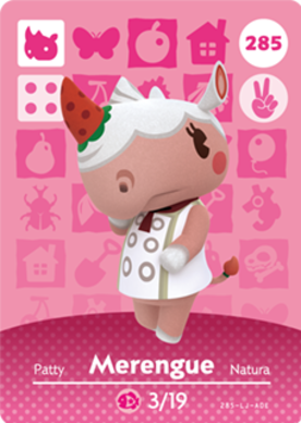 Merengue #285 - Animal Crossing Series 3 amiibo Card