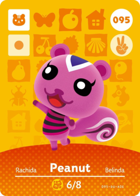 Peanut #095 - Animal Crossing Series 1 amiibo Card