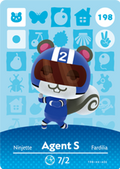 Agent S #198 - Animal Crossing Series 2 amiibo Card