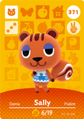 Sally #371 - Animal Crossing Series 4 amiibo Card