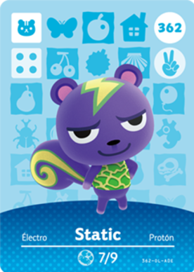 Static #362 - Animal Crossing Series 4 amiibo Card