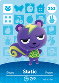 Static #362 - Animal Crossing Series 4 amiibo Card