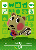 Cally #395 - Animal Crossing Series 4 amiibo Card