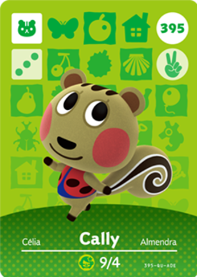 Cally #395 - Animal Crossing Series 4 amiibo Card