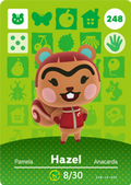 Hazel #248 - Animal Crossing Series 3 amiibo Card