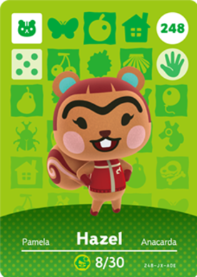 Hazel #248 - Animal Crossing Series 3 amiibo Card