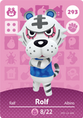 Rolf #293 - Animal Crossing Series 3 amiibo Card