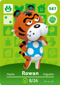 Rowan #387 - Animal Crossing Series 4 amiibo Card