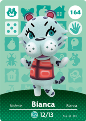 Bianca #164 - Animal Crossing Series 2 amiibo Card