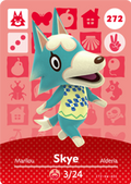 Skye #272 - Animal Crossing Series 3 amiibo Card