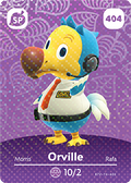 Orville #404 - Animal Crossing Series 5 amiibo Card