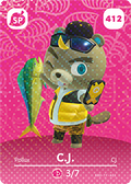 C.J. #412 - Animal Crossing Series 5 amiibo Card