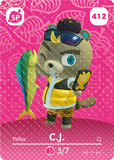 C.J. #412 - Animal Crossing Series 5 amiibo Card