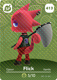 Flick #413 - Animal Crossing Series 5 amiibo Card