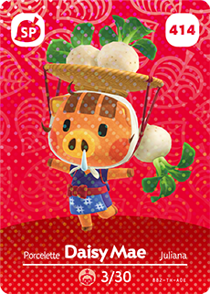 Daisy Mae #414 - Animal Crossing Series 5 amiibo Card
