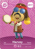 Harvey #417 - Animal Crossing Series 5 amiibo Card