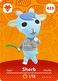 Sherb #425 - Animal Crossing Series 5 amiibo Card