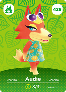 Audie #428 - Animal Crossing Series 5 amiibo Card