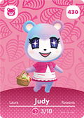Judy #430 - Animal Crossing Series 5 amiibo Card