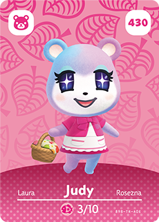 Judy #430 - Animal Crossing Series 5 amiibo Card