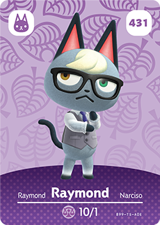 Raymond #431 - Animal Crossing Series 5 amiibo Card
