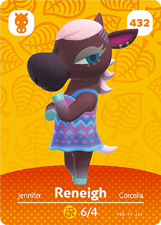 Reneigh #432 - Animal Crossing Series 5 amiibo Card