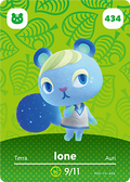 Ione #434 - Animal Crossing Series 5 amiibo Card