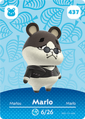 Marlo #437 - Animal Crossing Series 5 amiibo Card