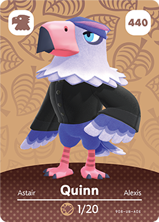 Quinn #440 - Animal Crossing Series 5 amiibo Card