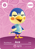 Ace #443 - Animal Crossing Series 5 amiibo Card