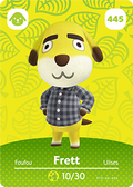 Frett #445 - Animal Crossing Series 5 amiibo Card