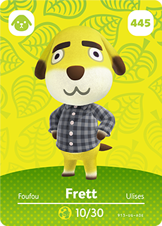 Frett #445 - Animal Crossing Series 5 amiibo Card