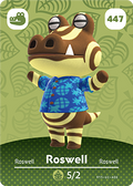 Roswell #447 - Animal Crossing Series 5 amiibo Card